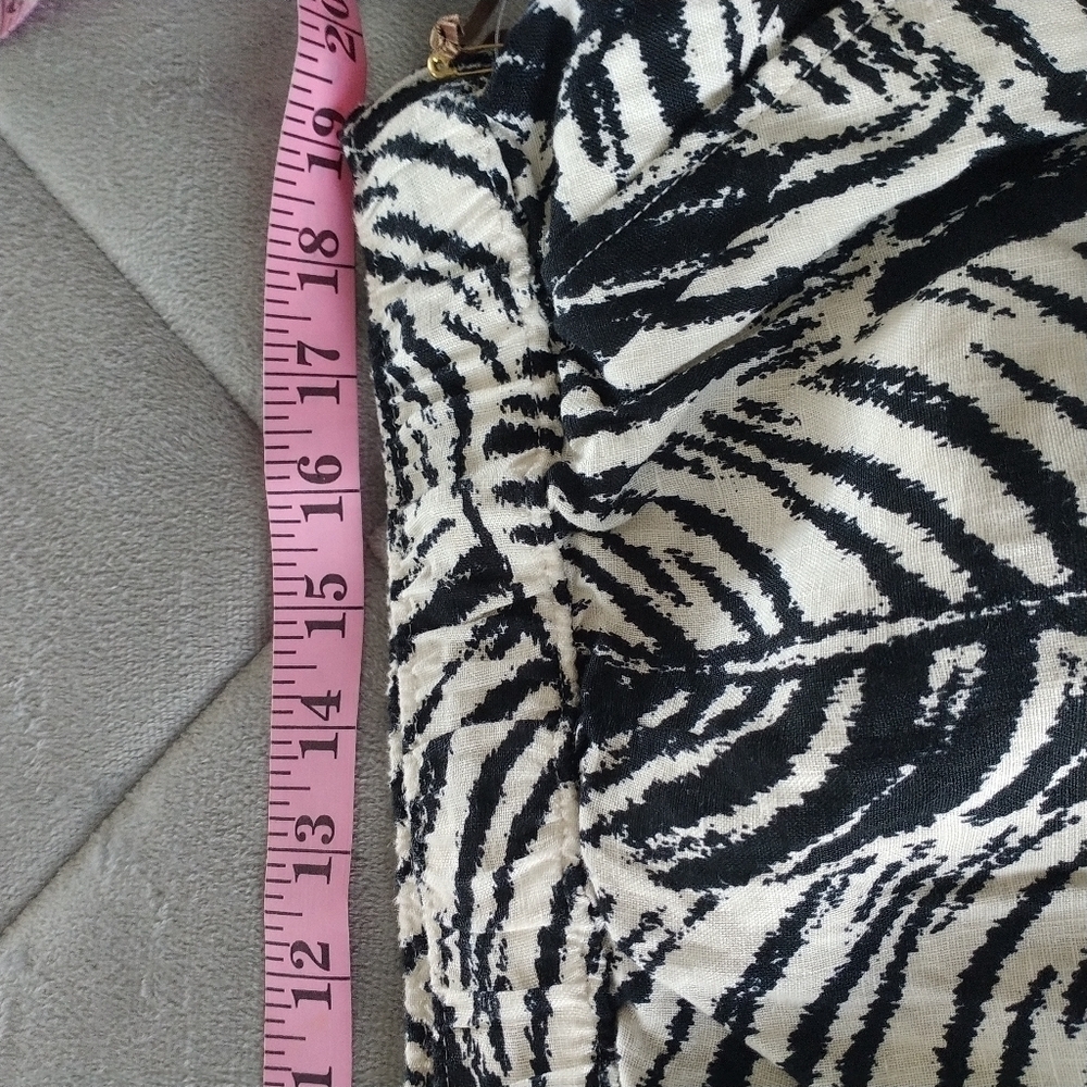 Cynthia Rowley 100percent Linen Tropical Print Shorts 2X - Picture 8 of 12